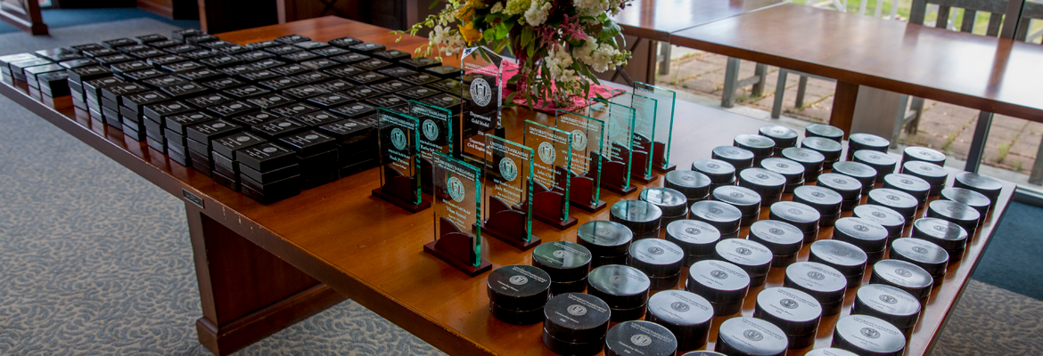 2016 ONCA awards arranged on table